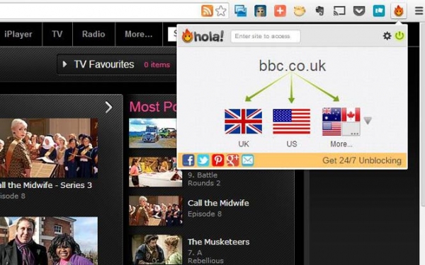 Say Hola to UK TV/Radio Unblocker Say Hola to UK TV/Radio Unblocker