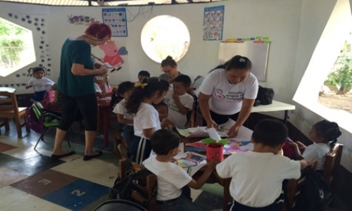 Volunteer at Bilingual School